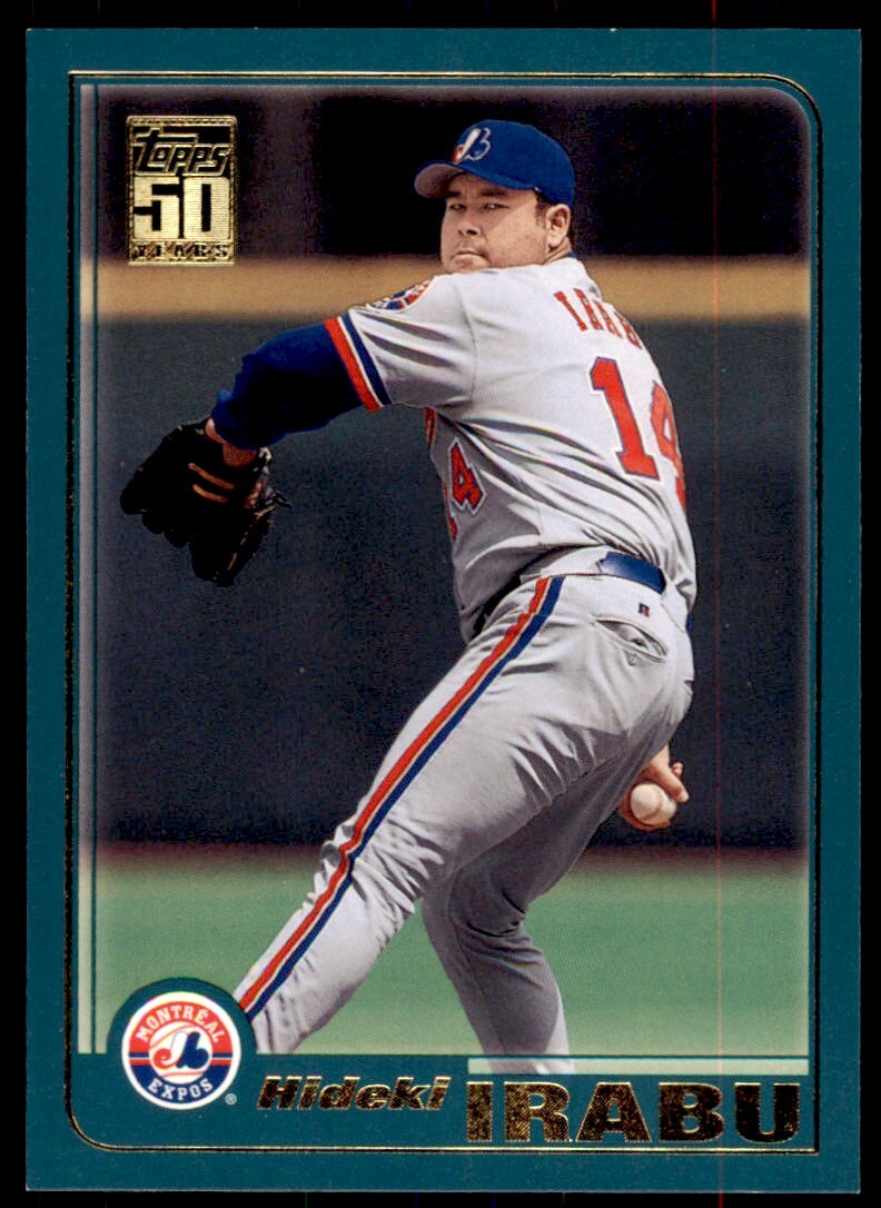 2001 Topps Hideki Irabu . Montreal Expos #234