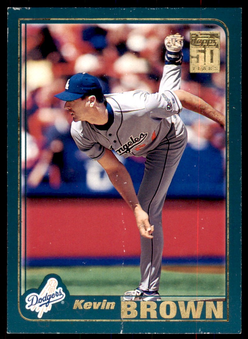 2001 Topps Kevin Brown . Los Angeles Dodgers #645