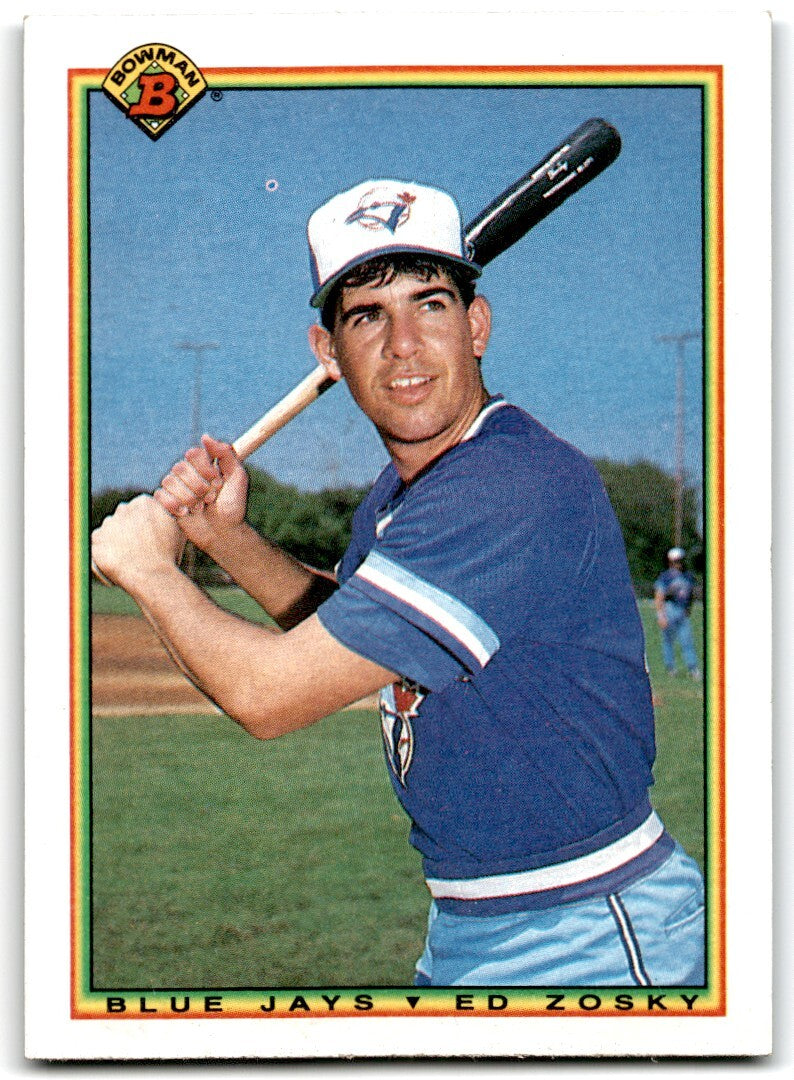 1990 Bowman Baseball Card Eddie Zosky Toronto Blue Jays #523