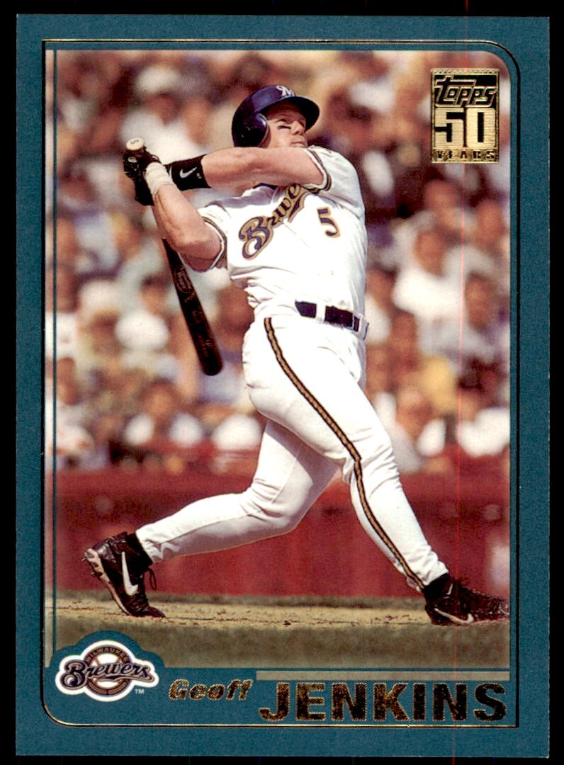 2001 Topps Geoff Jenkins . Milwaukee Brewers #315