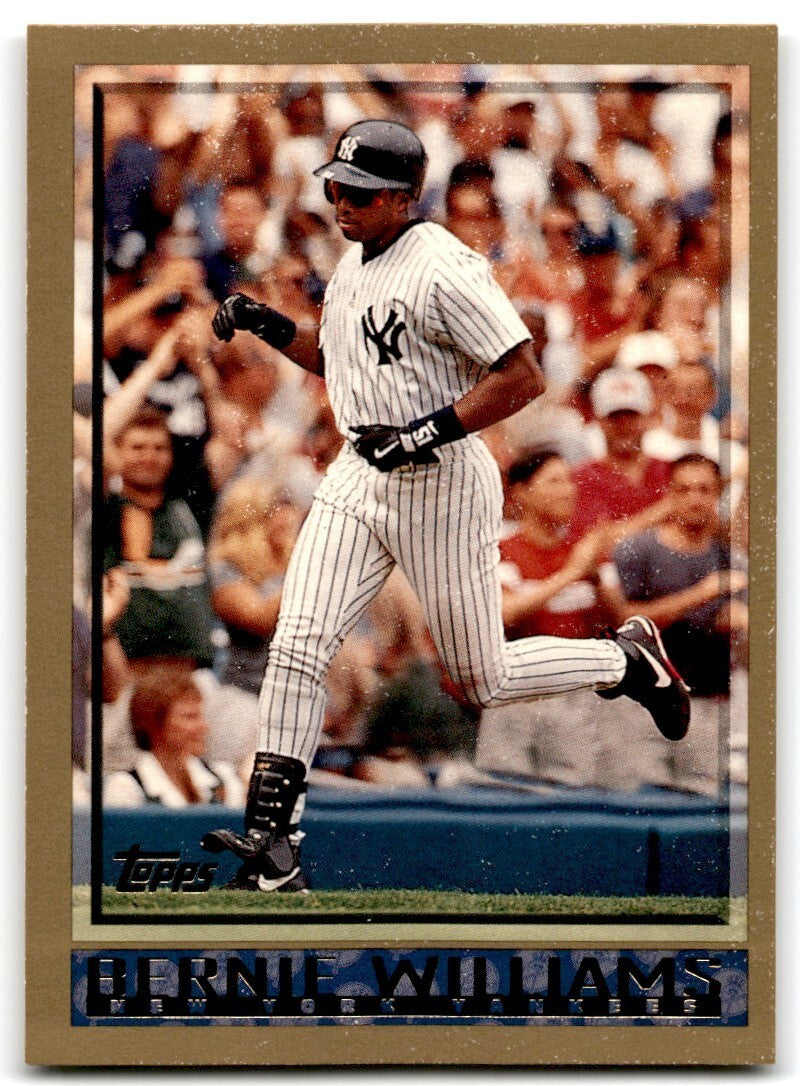 1998 Topps Baseball Card Bernie Williams New York Yankees #293