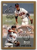 1998 Topps Baseball Card Chipper Jones/Nomar Garciaparra A Atlanta Braves/Boston