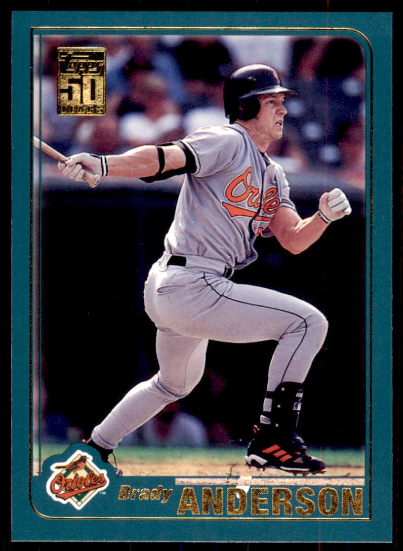 2001 Topps Brady Anderson . Baltimore Orioles #669