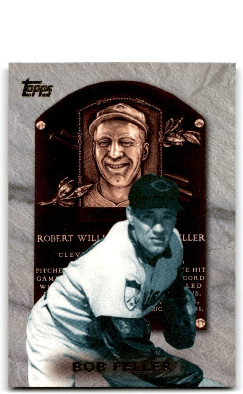1998 Topps Baseball Card Bob Feller Cleveland Indians #HOF9