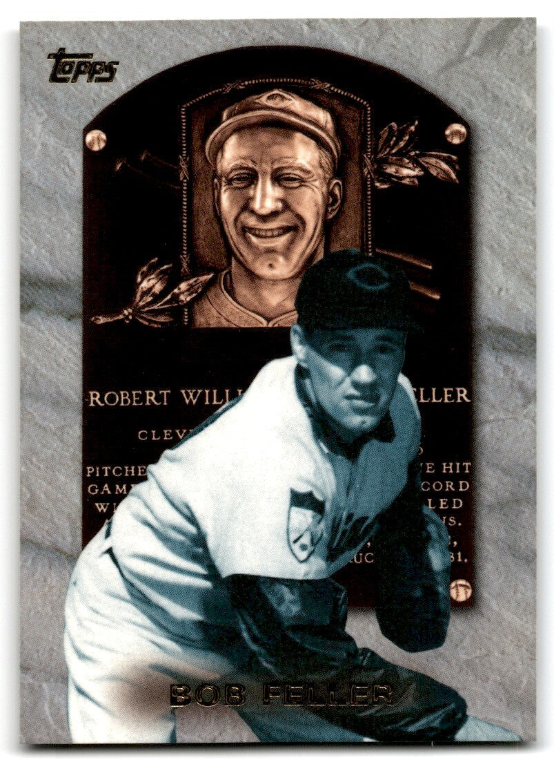 1998 Topps Baseball Card Bob Feller A Cleveland Indians #HOF9