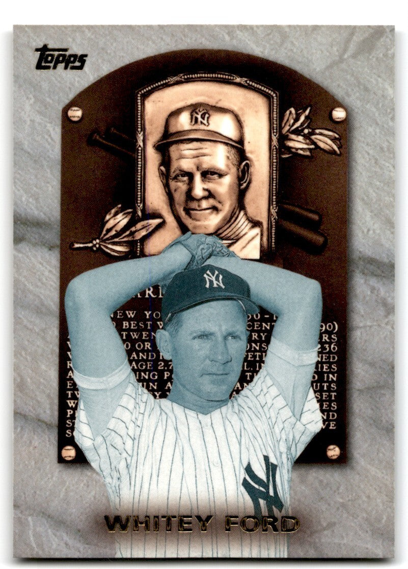 1998 Topps Baseball Card Whitey Ford Rookie E New York Yankees #HOF8