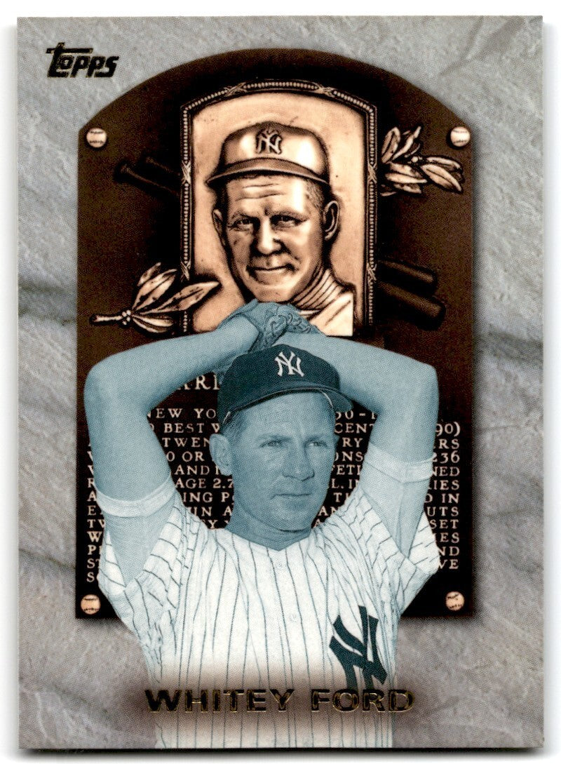 1998 Topps Baseball Card Whitey Ford F New York Yankees #HOF8
