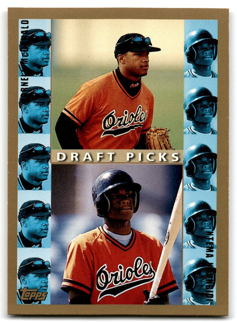 1998 Topps Baseball Card Darnell McDonald/Ntema Ndungidi Rookie Baltimore