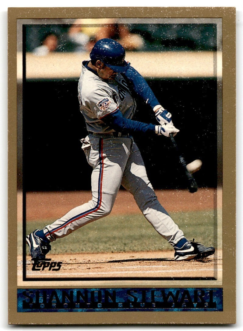 1998 Topps Baseball Card Shannon Stewart Toronto Blue Jays #447