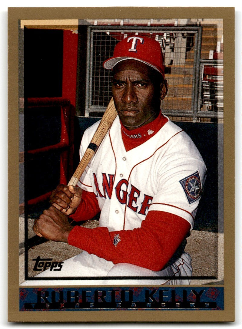 1998 Topps Baseball Card Roberto Kelly Texas Rangers #408