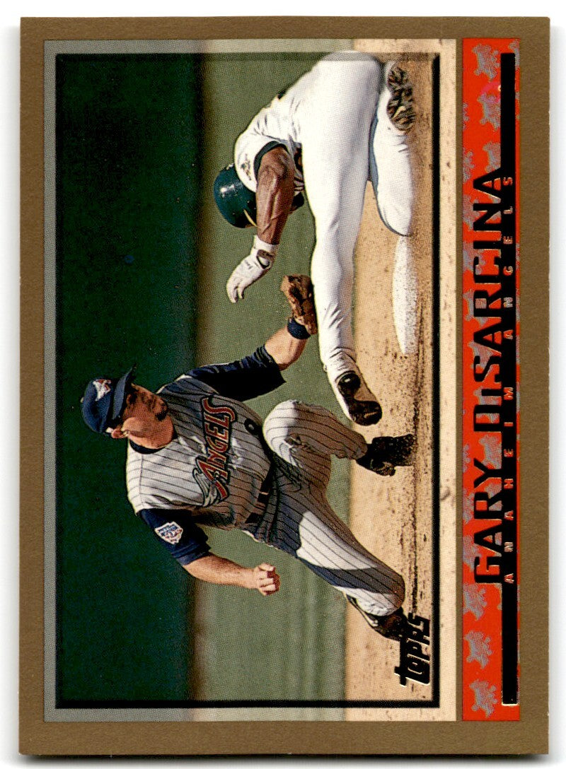 1998 Topps Baseball Card Gary DiSarcina Anaheim Angels #44