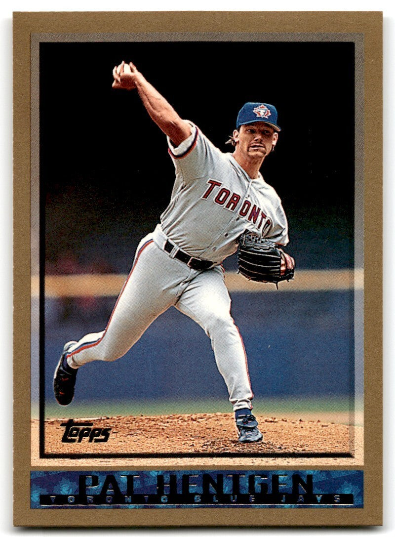 1998 Topps Baseball Card Pat Hentgen Toronto Blue Jays #45