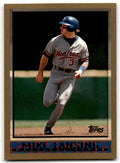 1998 Topps Baseball Card Mike Lansing Montreal Expos #136