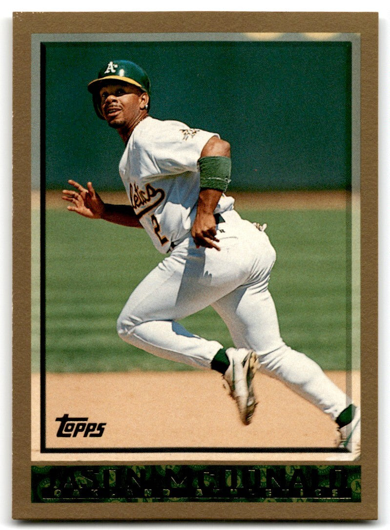 1998 Topps Baseball Card Jason McDonald Oakland Athletics #236