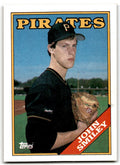 1988 Topps Baseball Card John Smiley Rookie Pittsburgh Pirates #423