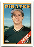 1988 Topps Baseball Card Brian Fisher Pittsburgh Pirates #193