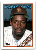 1988 Topps Baseball Card Marvell Wynne San Diego Padres #454