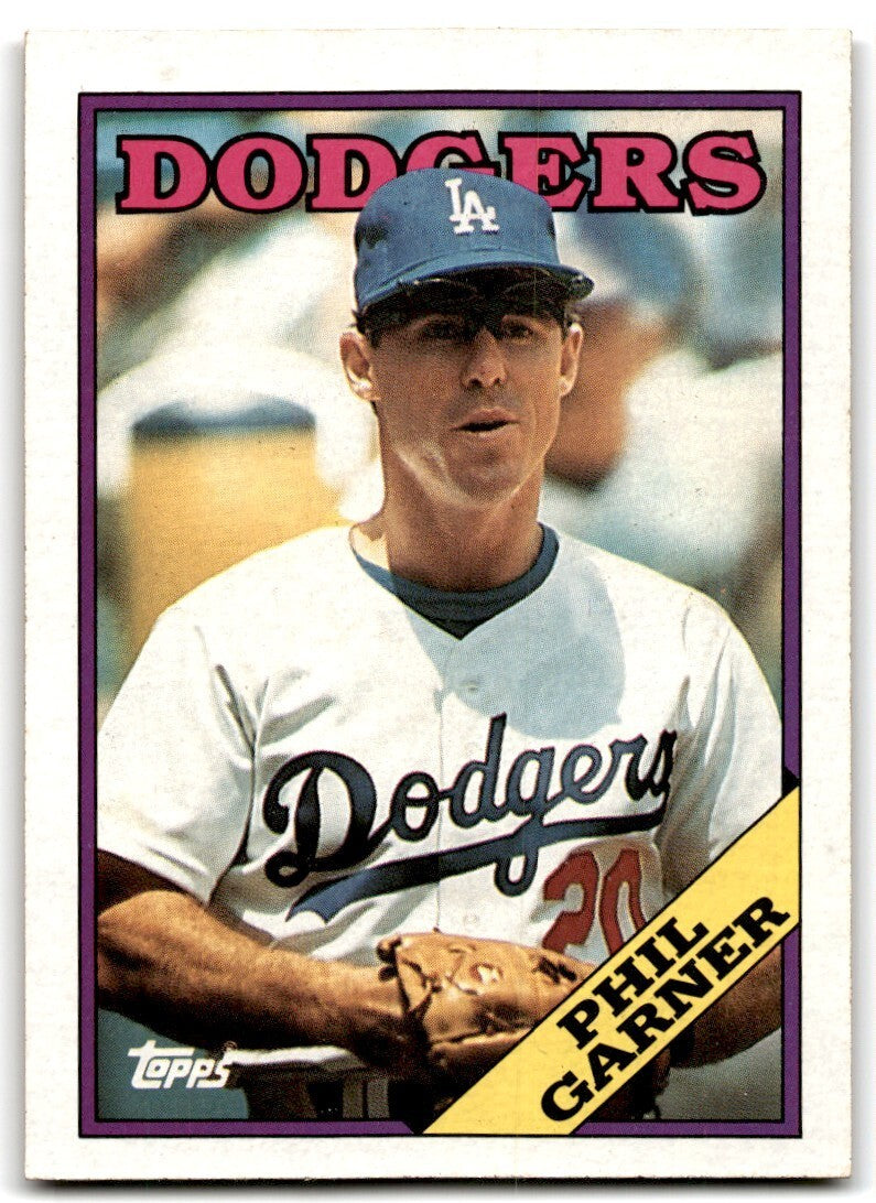 1988 Topps Baseball Card Phil Garner Los Angeles Dodgers #174
