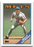 1988 Topps Baseball Card Wally Backman New York Mets #333