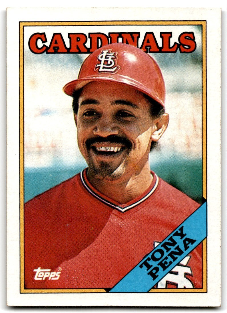 1988 Topps Baseball Card Tony Pena St. Louis Cardinals #410