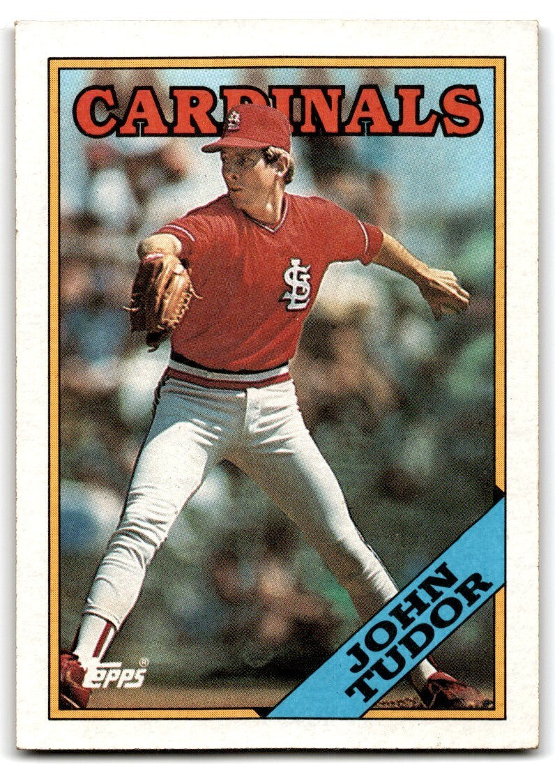 1988 Topps Baseball Card John Tudor St. Louis Cardinals #792