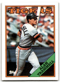 1988 Topps Baseball Card Alan Trammell Detroit Tigers #320
