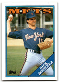 1988 Topps Baseball Card Rick Aguilera New York Mets #434