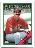 1988 Topps Baseball Card Fred Manrique Rookie Chicago White Sox #437