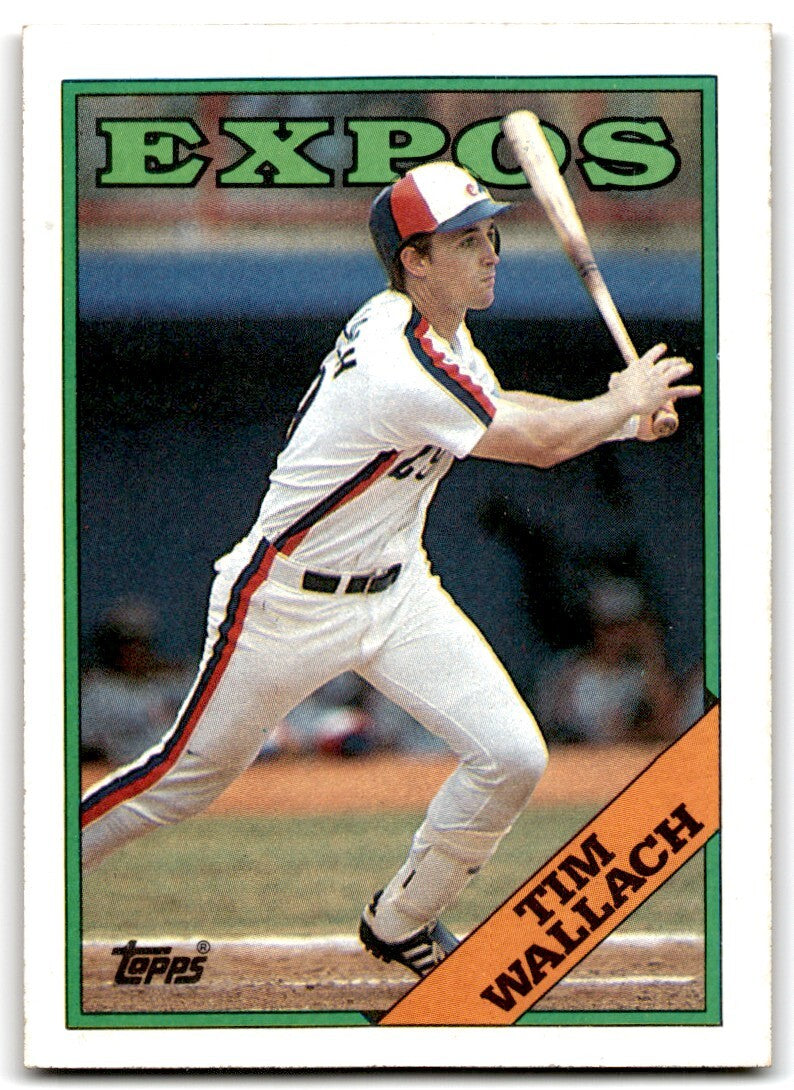 1988 Topps Baseball Card Tim Wallach Montreal Expos #560