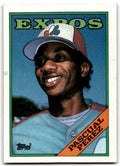 1988 Topps Baseball Card Pascual Perez Montreal Expos #647