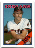 1988 Topps Baseball Card Rich Yett Cleveland Indians #531