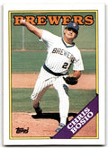 1988 Topps Baseball Card Chris Bosio Milwaukee Brewers #137