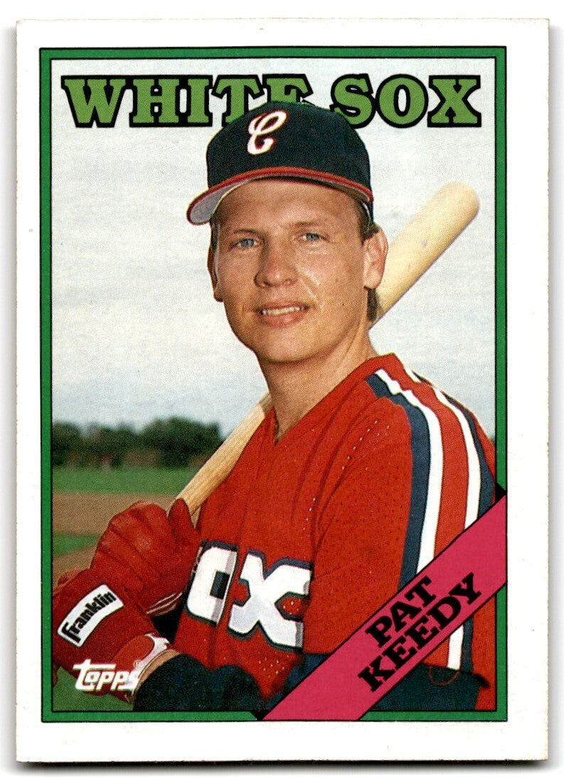 1988 Topps Baseball Card Pat Keedy Rookie Chicago White Sox #486