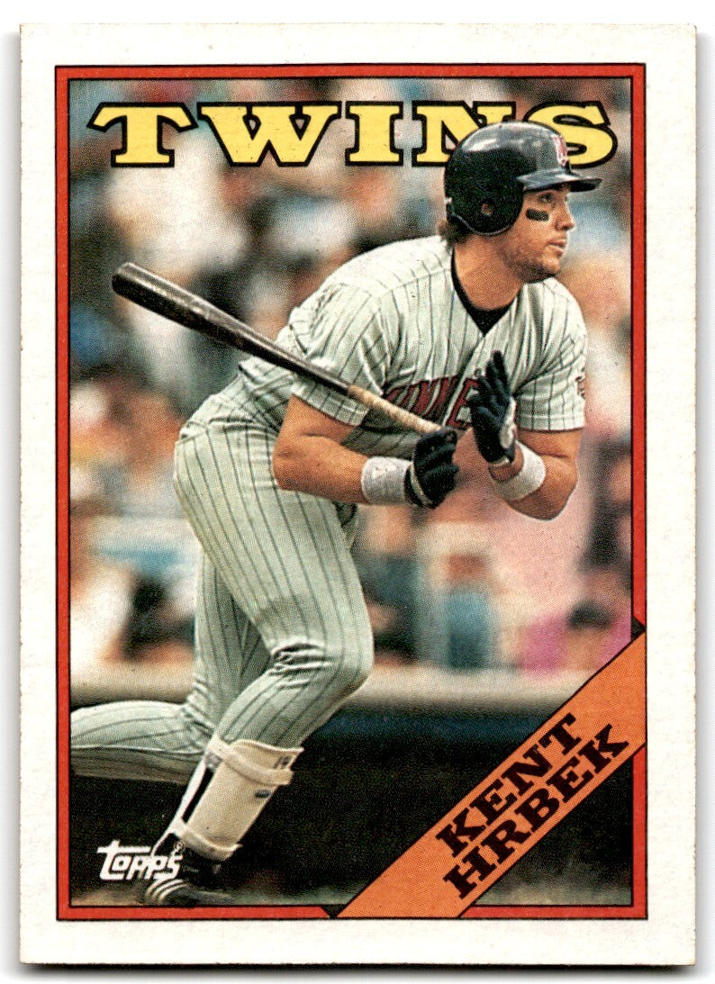 1988 Topps Baseball Card Kent Hrbek Minnesota Twins #45