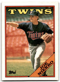 1988 Topps Baseball Card Joe Niekro Minnesota Twins #473