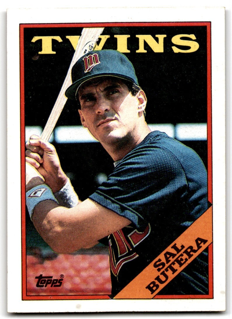 1988 Topps Baseball Card Sal Butera Minnesota Twins #772