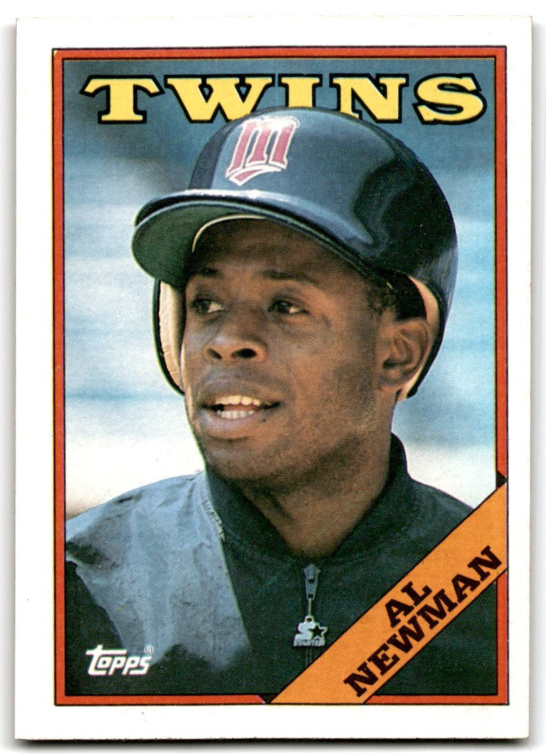 1988 Topps Baseball Card Al Newman Minnesota Twins #648