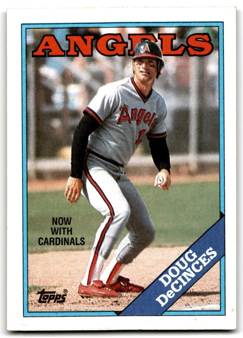 1988 Topps Baseball Card Doug DeCinces St. Louis Cardinals #446