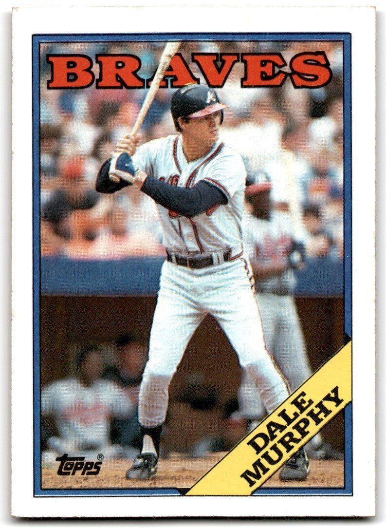 1988 Topps Baseball Card Dale Murphy Atlanta Braves #90