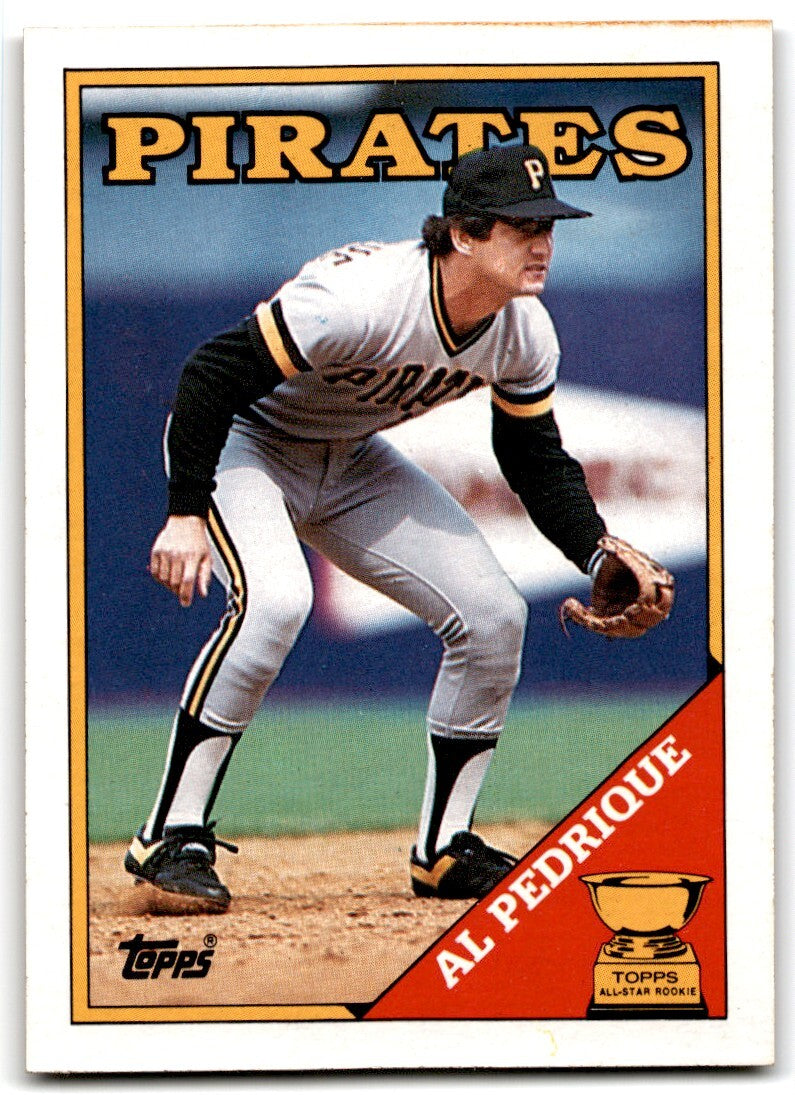 1988 Topps Baseball Card Al Pedrique Pittsburgh Pirates #294