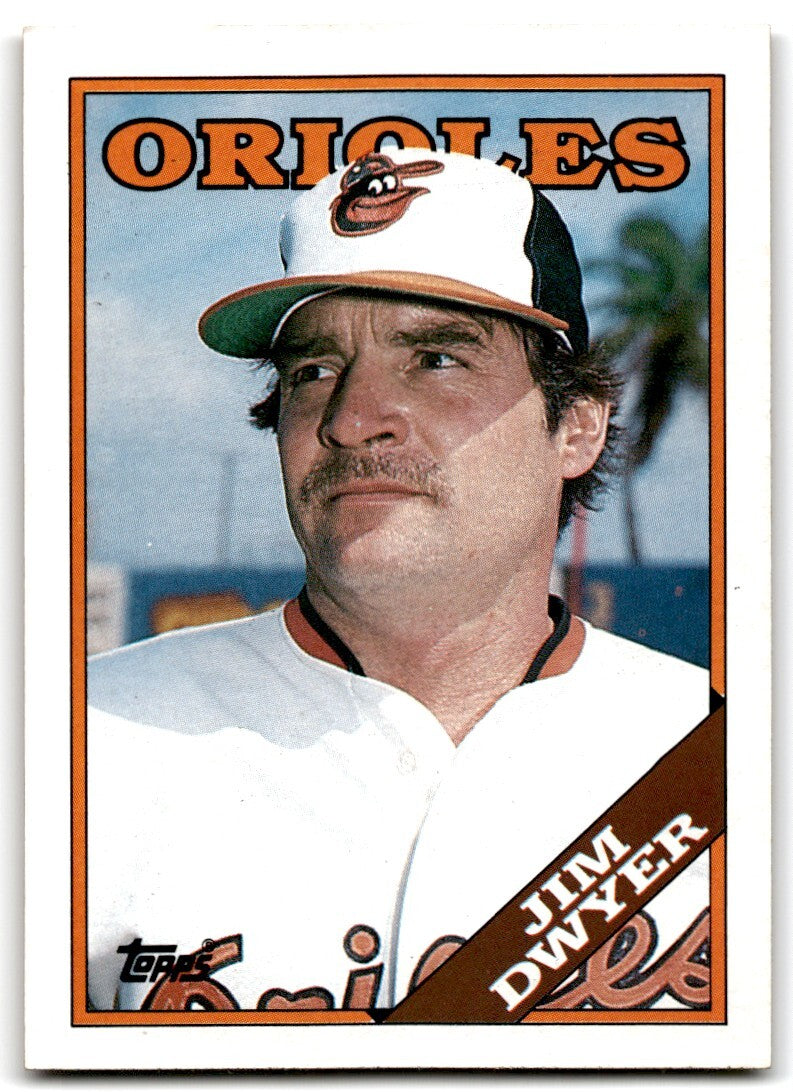 1988 Topps Baseball Card Jim Dwyer Baltimore Orioles #521