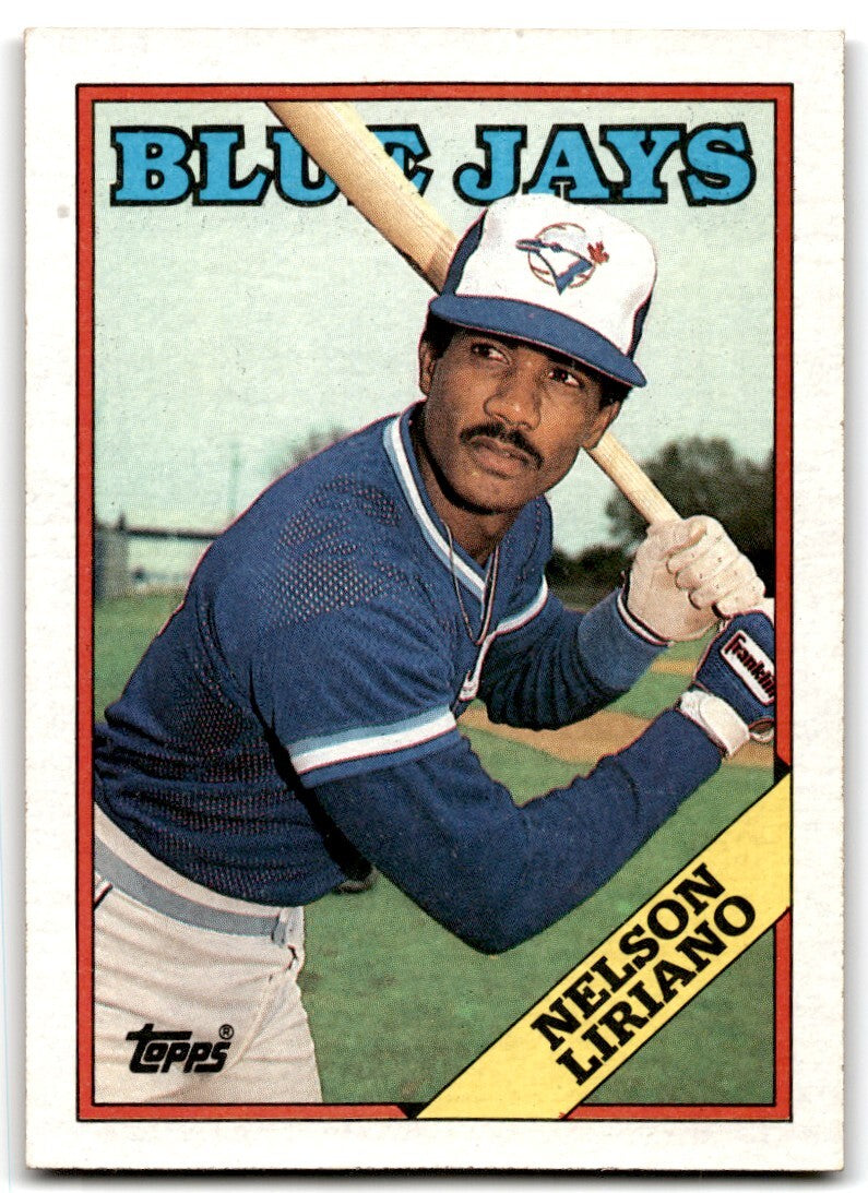 1988 Topps Baseball Card Nelson Liriano Toronto Blue Jays #205