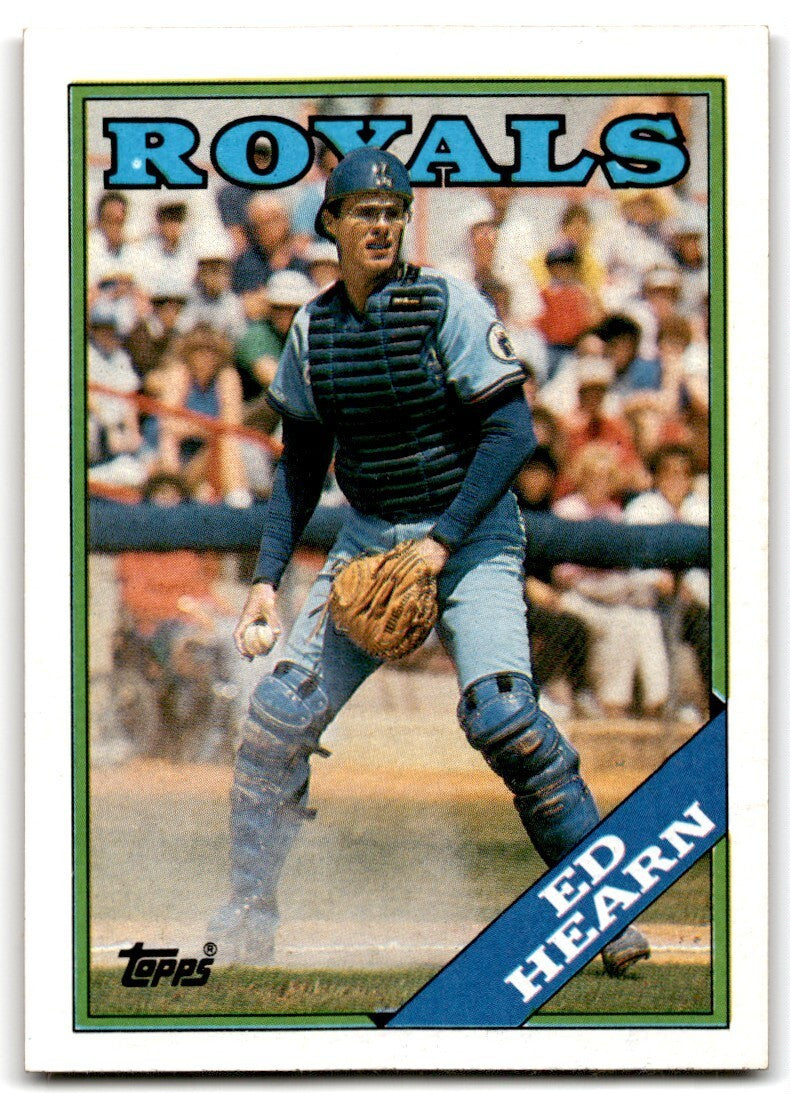1988 Topps Baseball Card Ed Hearn Kansas City Royals #56