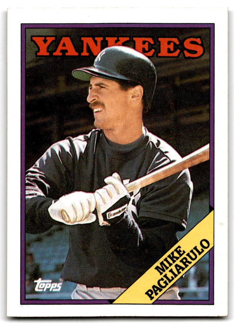 1988 Topps Baseball Card Mike Pagliarulo New York Yankees #435