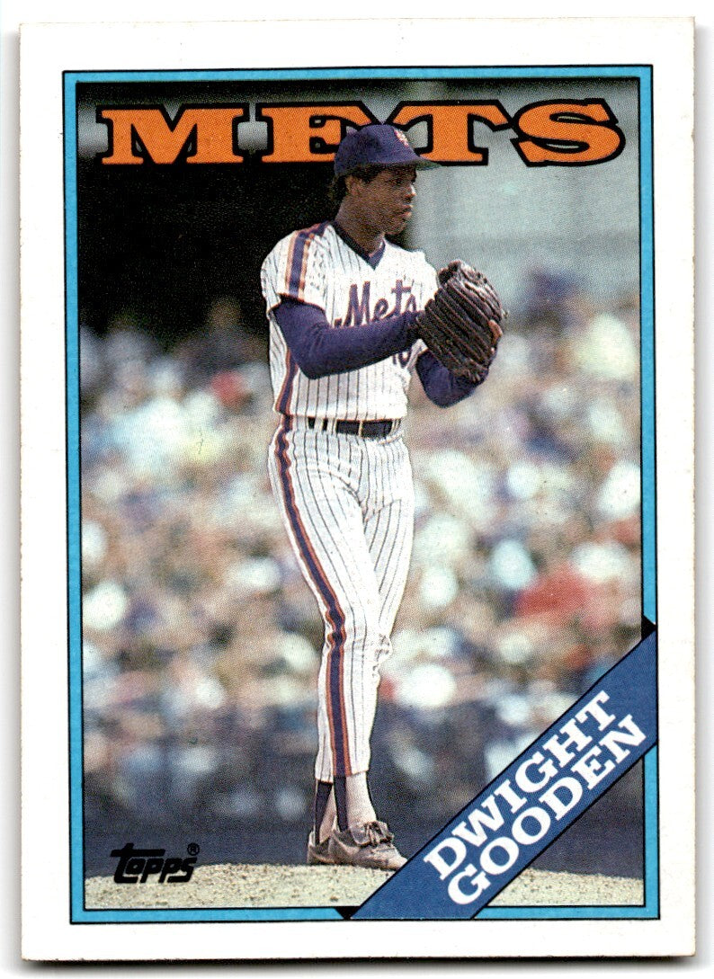 1988 Topps Baseball Card Dwight Gooden New York Mets #480