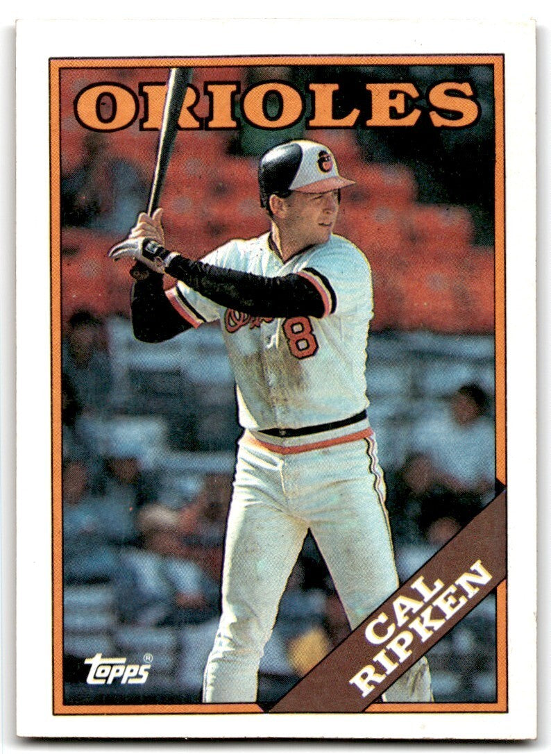 1988 Topps Baseball Card Cal Ripken Baltimore Orioles #650