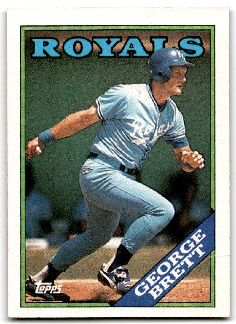 1988 Topps Baseball Card George Brett Kansas City Royals #700