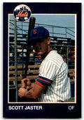 1988 Grand Slam Baseball Card Scott Jaster a Columbia Mets #25