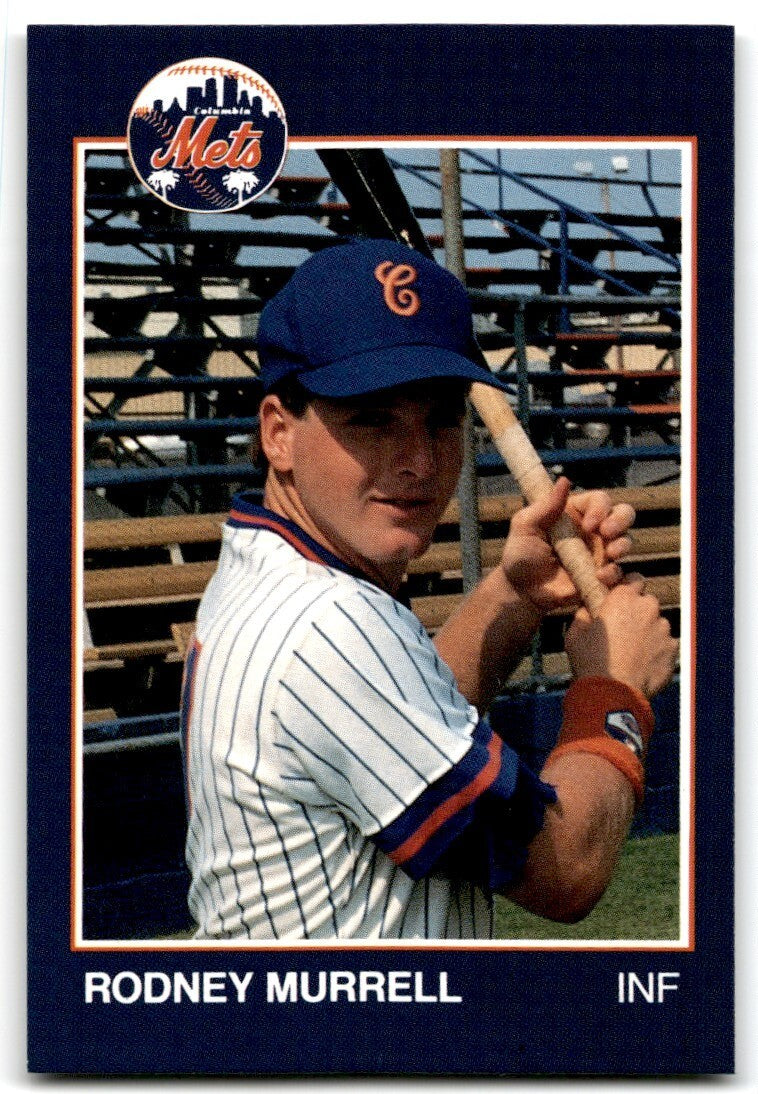 1988 Grand Slam Baseball Card Rodney Murrell c Columbia Mets #17