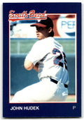 1988 Grand Slam Baseball Card John Hudek a South Bend White Sox #22